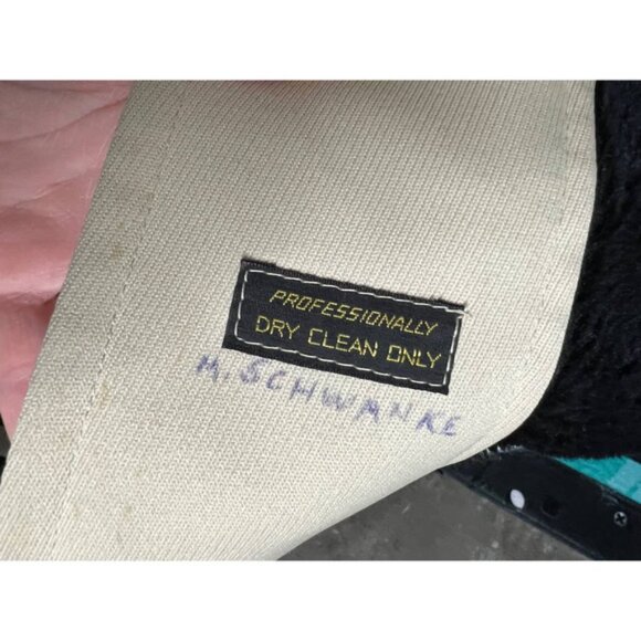 trench coat Faux fur collar Vintage 70s - Picture 12 of 12